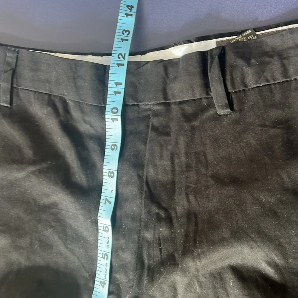 Banana Republic Mens Cotton Straight Black Pants Size 36 X 30‎